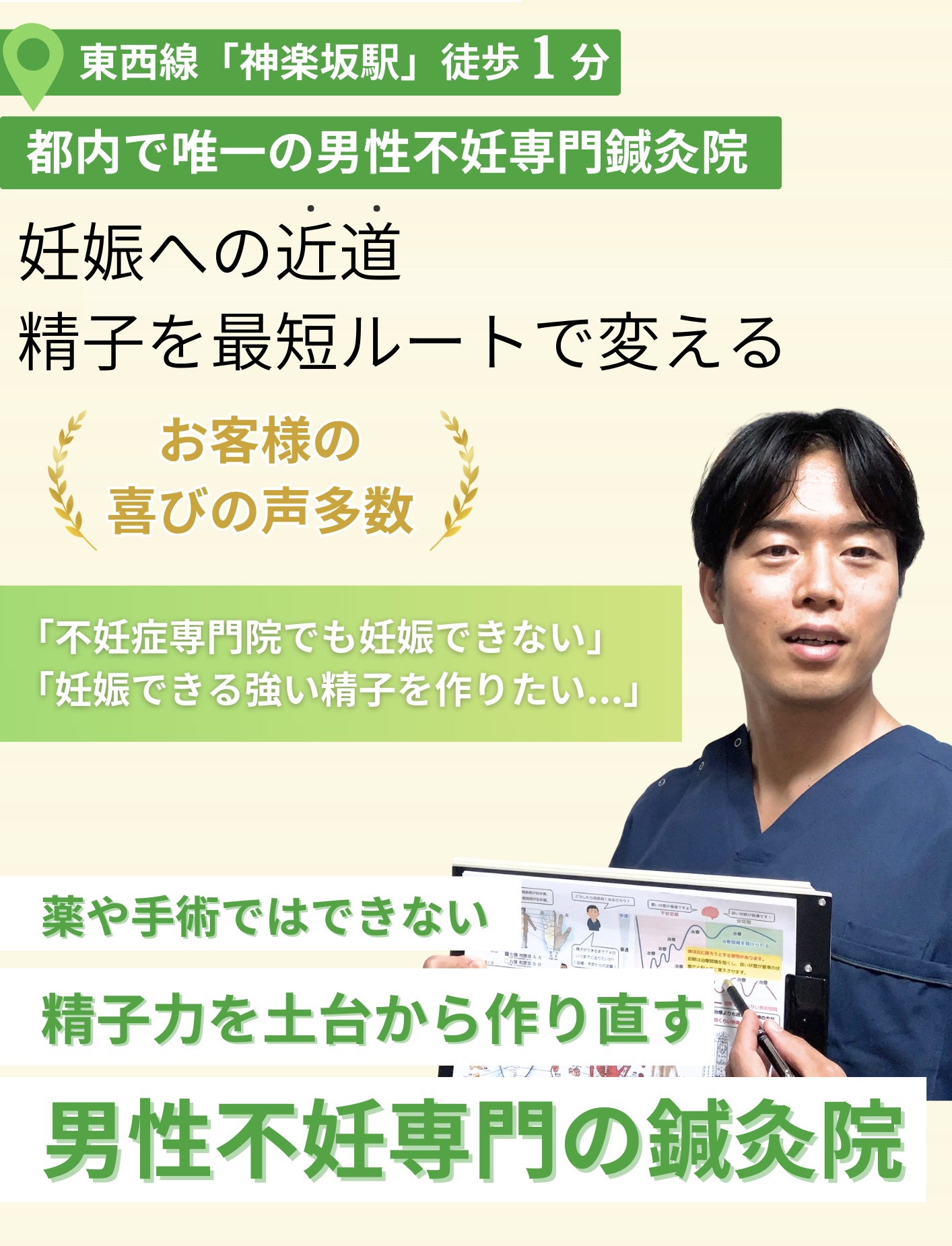 男性不妊症でお悩みの方へ